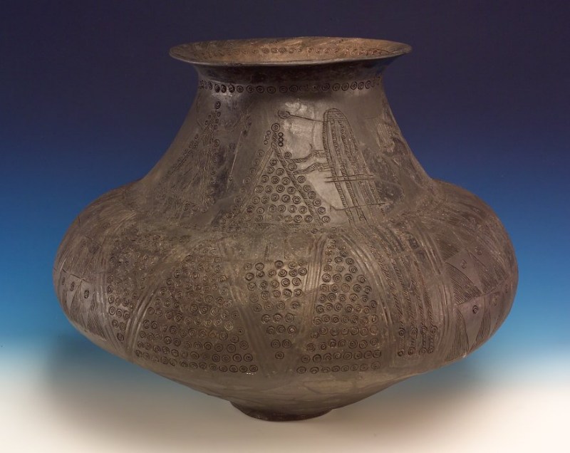 Vaso della tomba 27 della necropoli di Sopron-Varhely in Ungheria (Naturhistorisches Musem Wien)