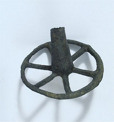 Rotella da fuso in bronzo (scavi Verucchio)