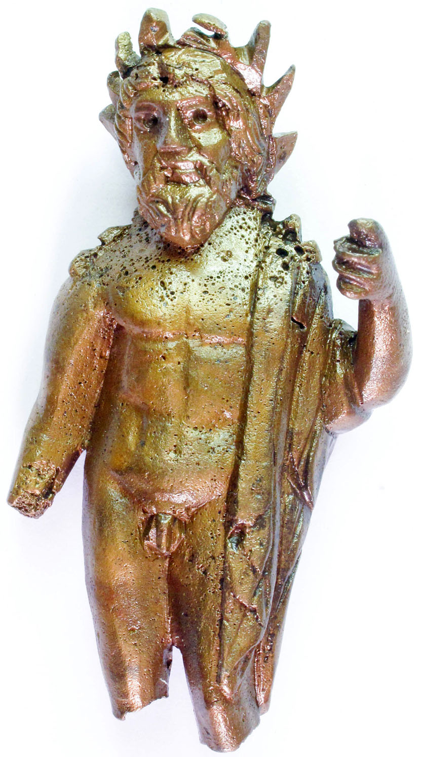 Statuetta d'oro di divinit - Parma- piazza Ghiaia, II secolo a.C.