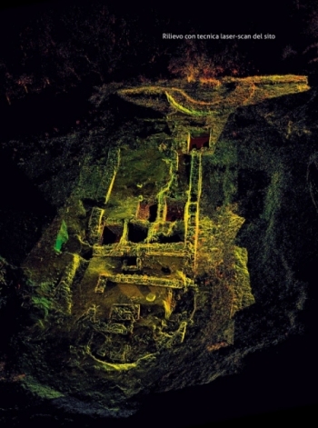 Rilievo con laser-scan dell'area archeologica (Akanthos s.r.l.)