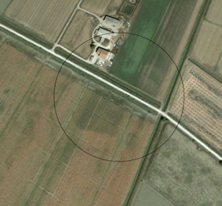 Foto aerea con l'insediamento di Vicolongo