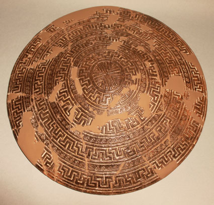 coperchio di vaso biconico