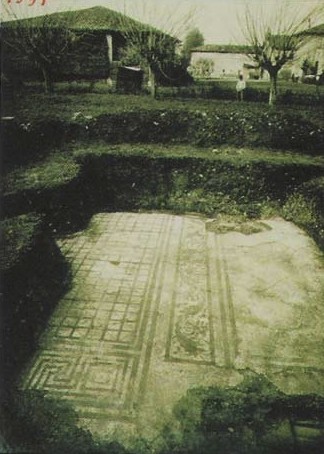 Fotografia dello scavo claternate di Salvatore Aurigemma (1933)
