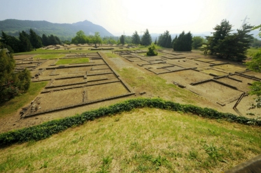 Serravalle Scrivia (AL) Pamoramica della citt romana di Libarna