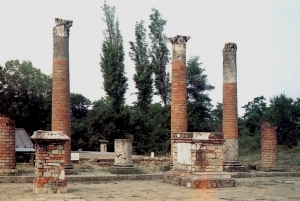 Citt romana di Veleia. Particolare del foro