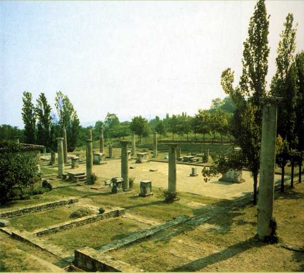 Il foro romano di Veleia, sede degli spettacoli teatrali